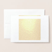 Carte Dorée Une surface entièrement blanche et sans fonctionna (Devant avec enveloppe)
