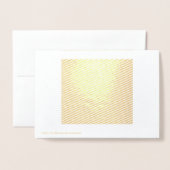 Carte Dorée Une surface entièrement blanche et sans fonctionna (Derrière avec enveloppe)
