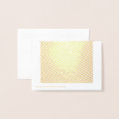 Carte Dorée Une surface entièrement blanche et sans fonctionna (Derrière avec enveloppe)