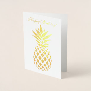 Cartes Ananas D Anniversaire Zazzle Be