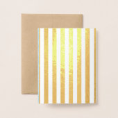 Carte Dorée Véritable huile d'or Baby shower Floral Bénédictio (Derrière avec enveloppe)