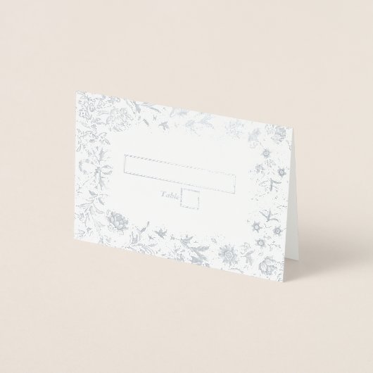 Carte Dorée Véritable Mariage à huile d'argent (Devant)