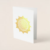 Carte Dorée Vintage Haeckel (Devant)