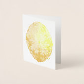 Carte Dorée Vintage Haeckel (Devant)