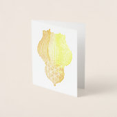 Carte Dorée Vintage Haeckel (Devant)