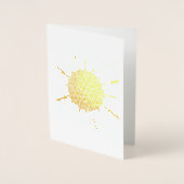 Carte Dorée Vintage Haeckel (Devant)