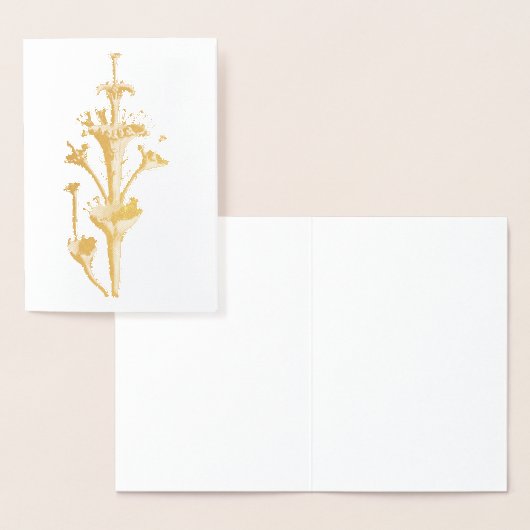 Carte Dorée Vintage Haeckel (Affichage)