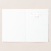 Carte Dorée Vœu de Pâques "Amour plus grand" Jean 15:13 (Intérieur)