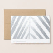 Carte Dorée Voeux heureux (Derrière avec enveloppe)