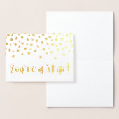 Carte Dorée Vous êtes une étoile ! | Vous Customisez | Inspira (Affichage)