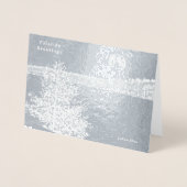 Carte Dorée Walden Pond : Salutations à Yuletide- (Devant)