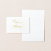 Carte Dorée Welcome Home! Real Estate Card (Affichage)