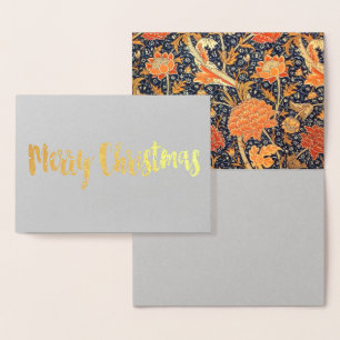 Carte Dorée William Morris Cray Floral Art Nouveau Motif