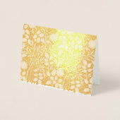 Carte Dorée William Morris Sweet Briar Art Nouveau Floral (Devant)