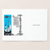 Carte Dorée Wynken Blynken & Nod par Jessie Marion King (Intérieur)