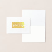 Carte Dorée Yarn it up ・ Artisanat (Affichage)