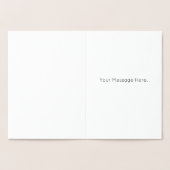 Carte Dorée Yoga Lotus Heart Foil (Intérieur)