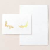 Carte Dorée Yule bénie (Affichage)