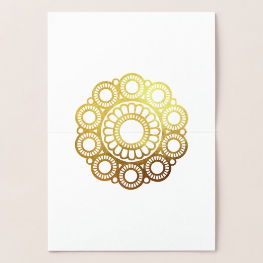 Carte Dorée Zeeuwse Knop - Gold Foilcard (Intérieur)