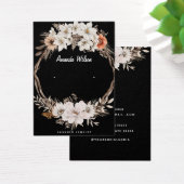 Carte d'oreille à bijoux fleurie moderne (Bureau)