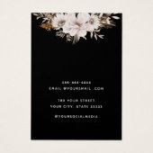 Carte d'oreille à bijoux fleurie moderne (Dos)