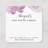 Carte d'oreille aquarelle (Devant)