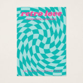 Carte d'oreille bleu aqua (Devant)