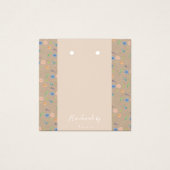 Carte d'oreille botanique de fleurs sauvages d'aqu (Devant)