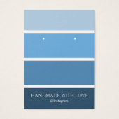 Carte d'oreille de la palette de bandes bleues mod (Devant)