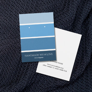 Carte d'oreille de la palette de bandes bleues mod