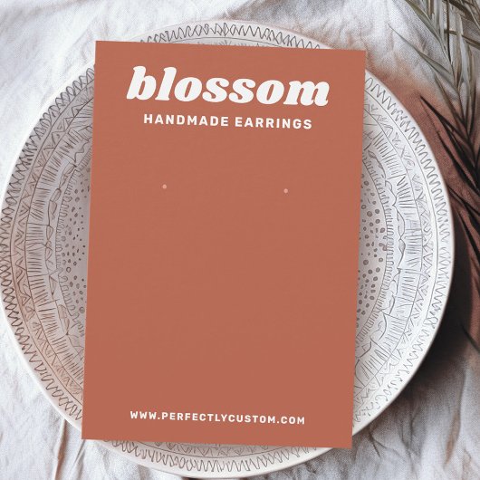 Carte d'oreille de la police de caractères rétro m