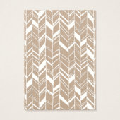 Carte d'oreille du concepteur de bijoux Kraft blan (Dos)