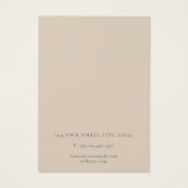 Carte d'oreille Pastel pour montagnes plates (Dos)