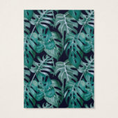 Carte d'oreille personnalisée Feuille de feuillage (Dos)