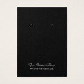 Carte d'oreille personnalisée Feuille de feuillage (Devant)