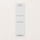 Carte d'oreille personnalisée Gris Tentfold Diamon (Extérieur déplié)