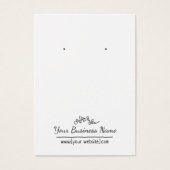 Carte d'oreille personnalisée Style de main dessin (Devant)