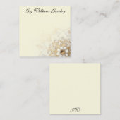 Carte d'oreille pour bijoux personnalisées (Devant / Derrière)