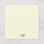 Carte d'oreille pour bijoux personnalisées (Dos)