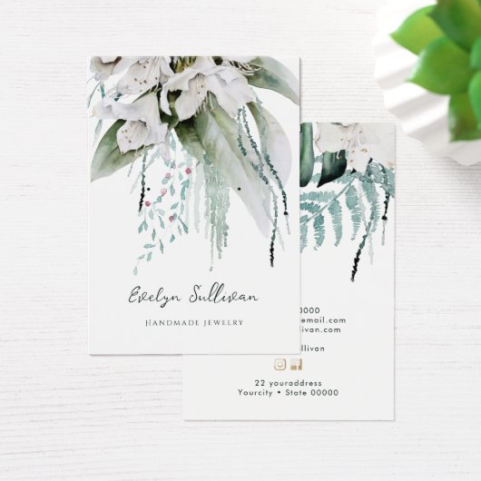 Carte d'oreille verte et blanche (Bureau)