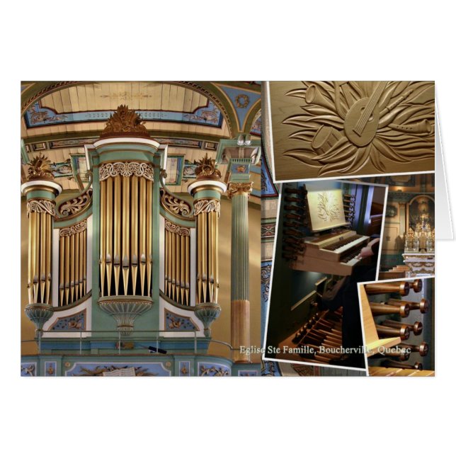 Carte d'orgue Boucherville (Devant horizontal)