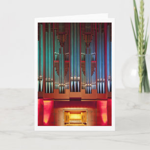 Carte d'orgue de la salle municipale de Christchur