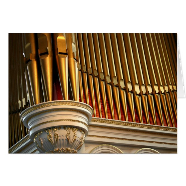 carte d'orgue de Québec (Devant horizontal)