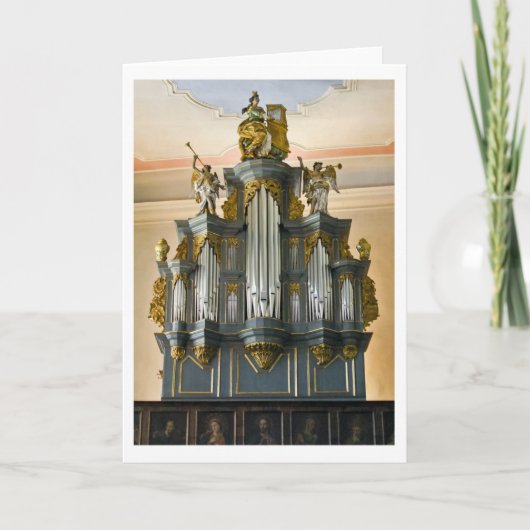 Carte d'orgue Limburg, Allemagne (verticale) (Devant)