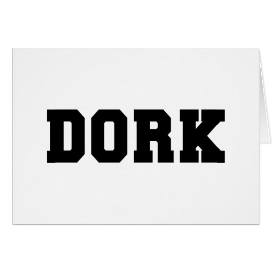 CARTE DORK (Devant horizontal)