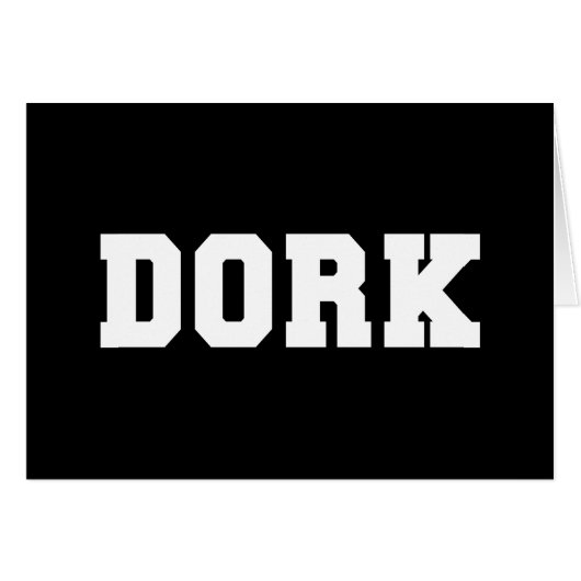 CARTE DORK (Devant horizontal)