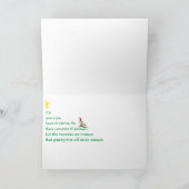 Carte d'ornement d'arbre de Noël (Intérieur)