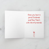 Carte d'ornement de Noël de Nana (Intérieur)