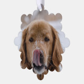 Carte d'ornement de Noël de votre chien (Gauche)