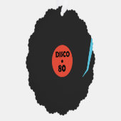 Carte d'ornement de Noël Retro Disco Party (Droite)